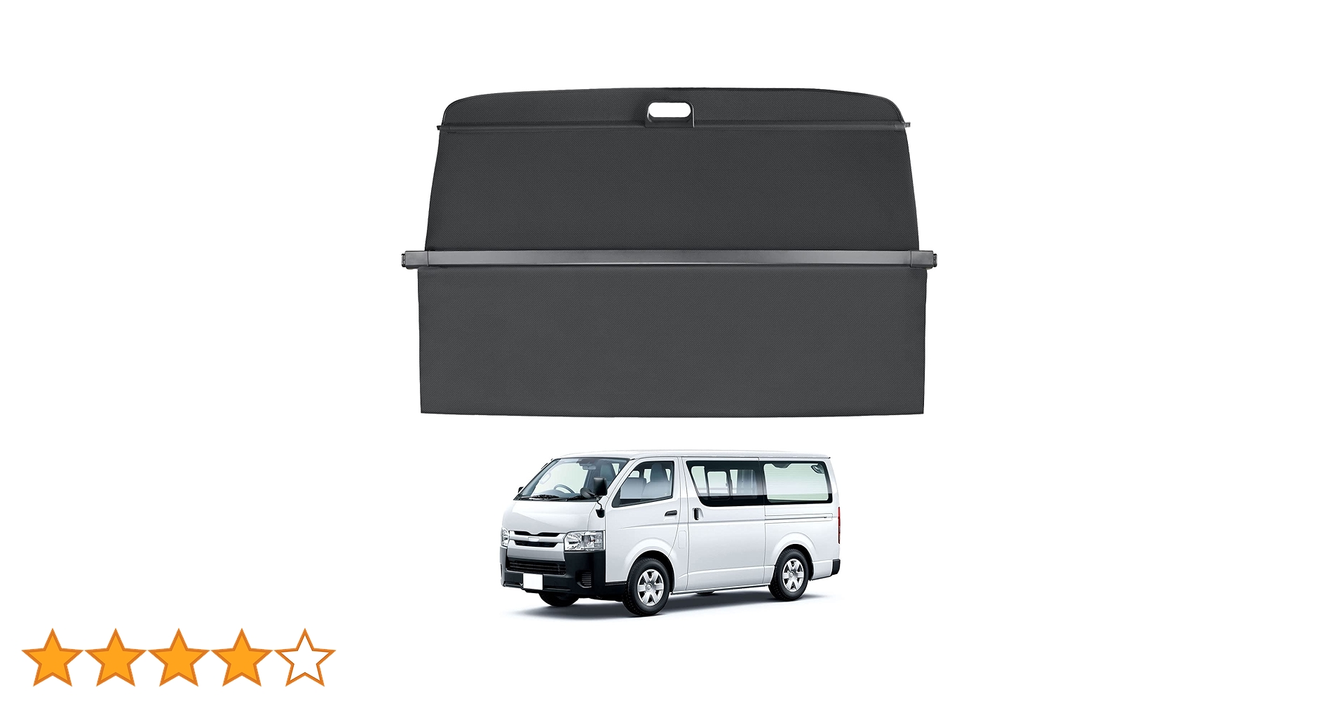 Amazon | KARUDE トヨタ ハイエース 200系 トノカバー ロールシェード